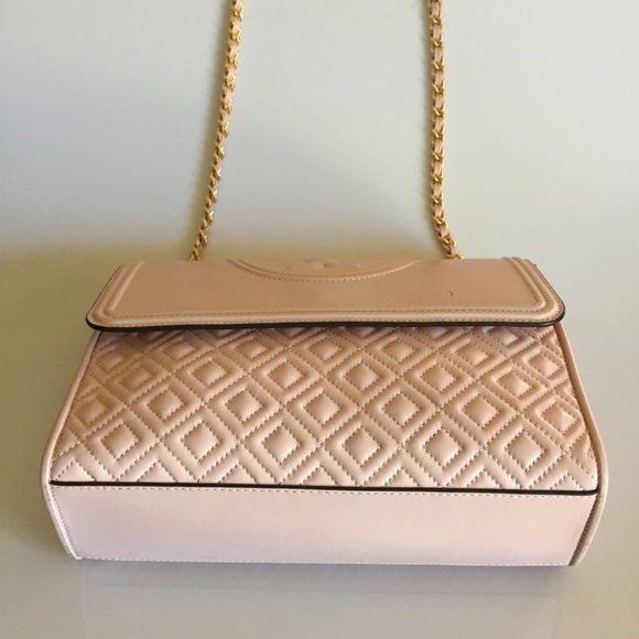 TORY BURCH Fleming Shell Pink Leather Convertible - Picture 3 of 8
